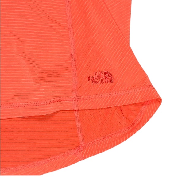 THE NORTH FACE:  Performance Short Sleeve Orange Shirt - Size XL - Picture 2 of 8